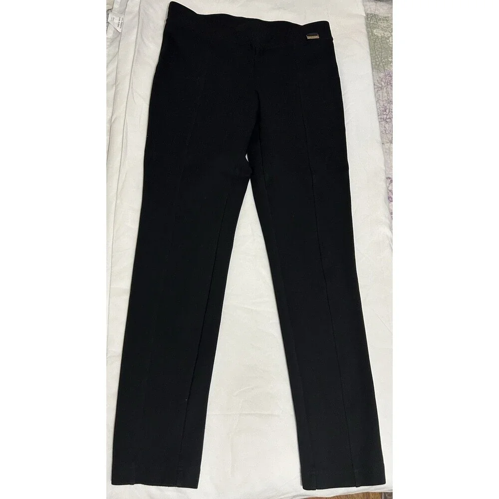 Calvin Klein Women's Power Stretch Small Black Pull-On Skinny Pants